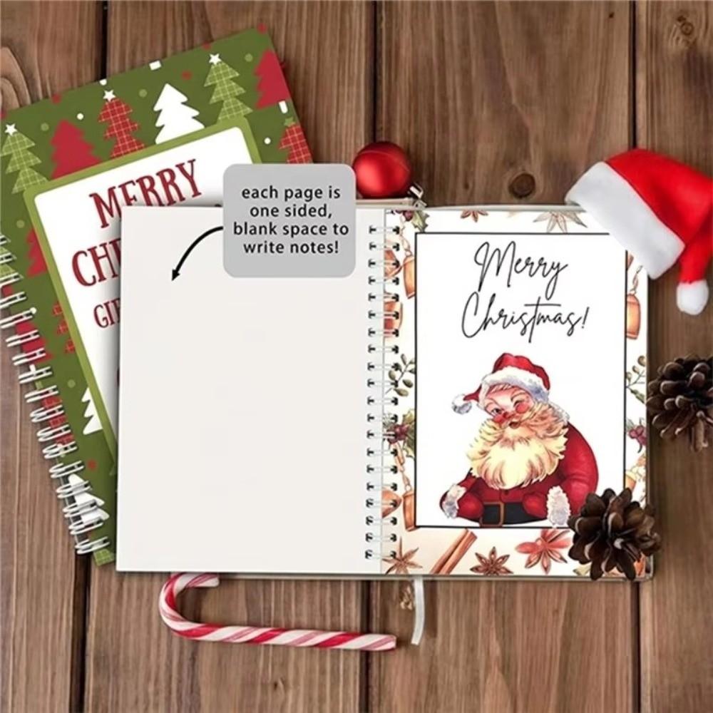 Multi-Page Christmas Gift Card Book DIY Xmas Gift Notebook  Family Gathering
