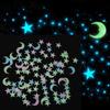 Luminous Home Decal DIY Room Decoration Mural 3D Wall Stickers Stars Moon Stickers Glow In The Dark
