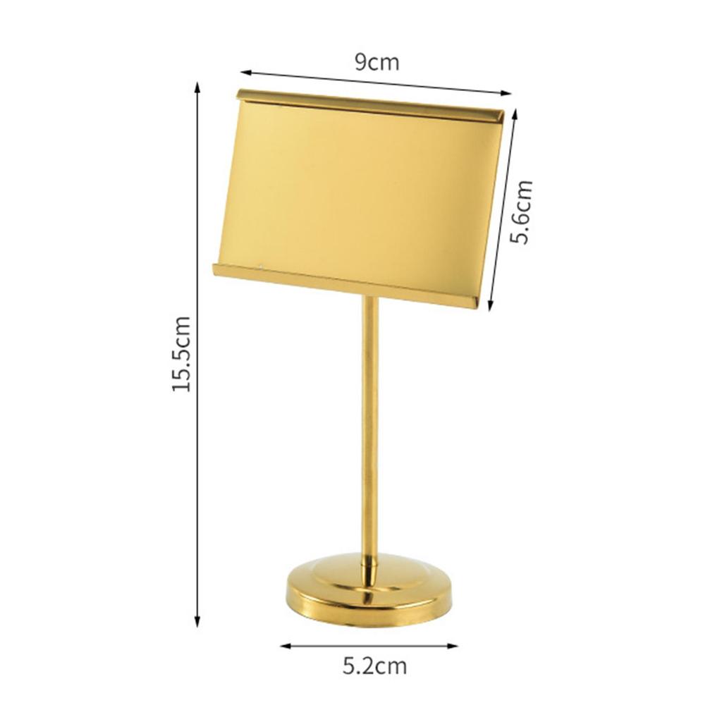 Stainless Steel Business Card Holder for Desk, Name Card Holder, Display Rack,