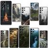 Beautiful Nature Forest Tree Case For Samsung Galaxy S22 S21 Note 20 Ultra Note 10 S8 S9 S10 Plus S20 FE Phone Cover