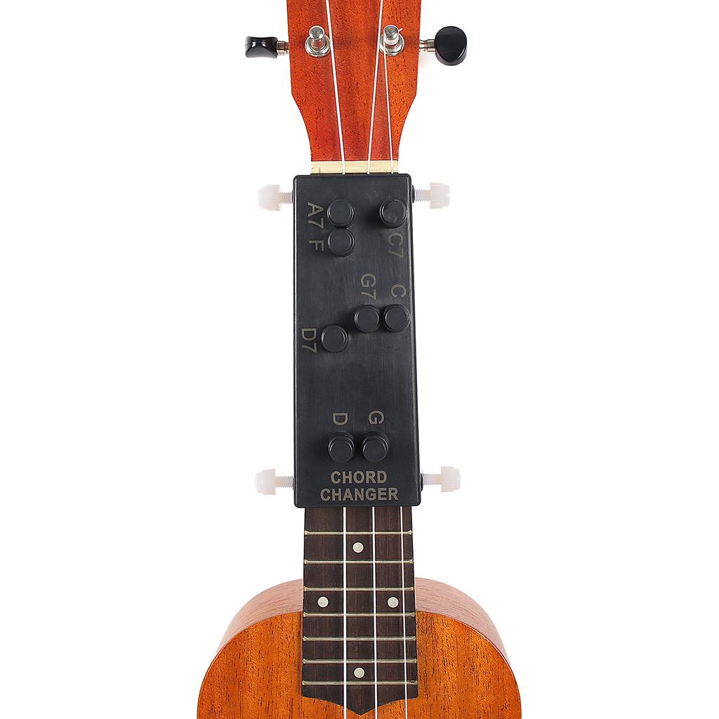 Ukulele Chord Trainer with 8 Chords Learning System Practice Assist Tool for Adults Children Finger Teaching Aid