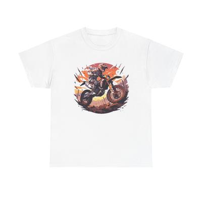 Dirtbike Outdoors Graphic T Shirt Unisex Heavy Cotton Tee