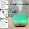 500ml Essential Oil Diffuser Quiet Aroma Mist Diffusers Ultrasonic Air Humidifier Remote Control Timing Function with Lights