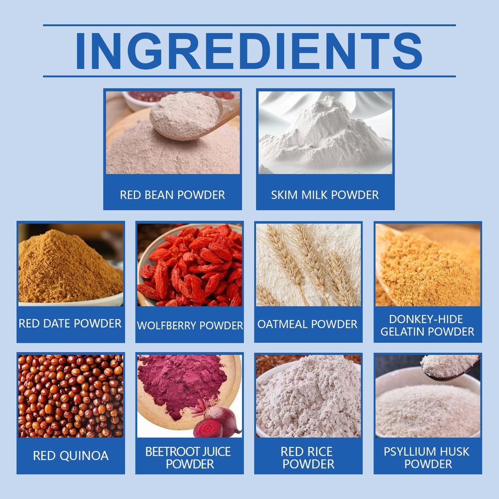 Увлажнение и смягчение кожи с помощью гиалуроновой пудры, растворимой в воде и увлажняющей, 100 г