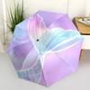 Mermaid Fashionable Automatic Opening/Closing Folding Umbrella. Portable and Foldable, Ideal for Gift, Travel, and Daily Use.