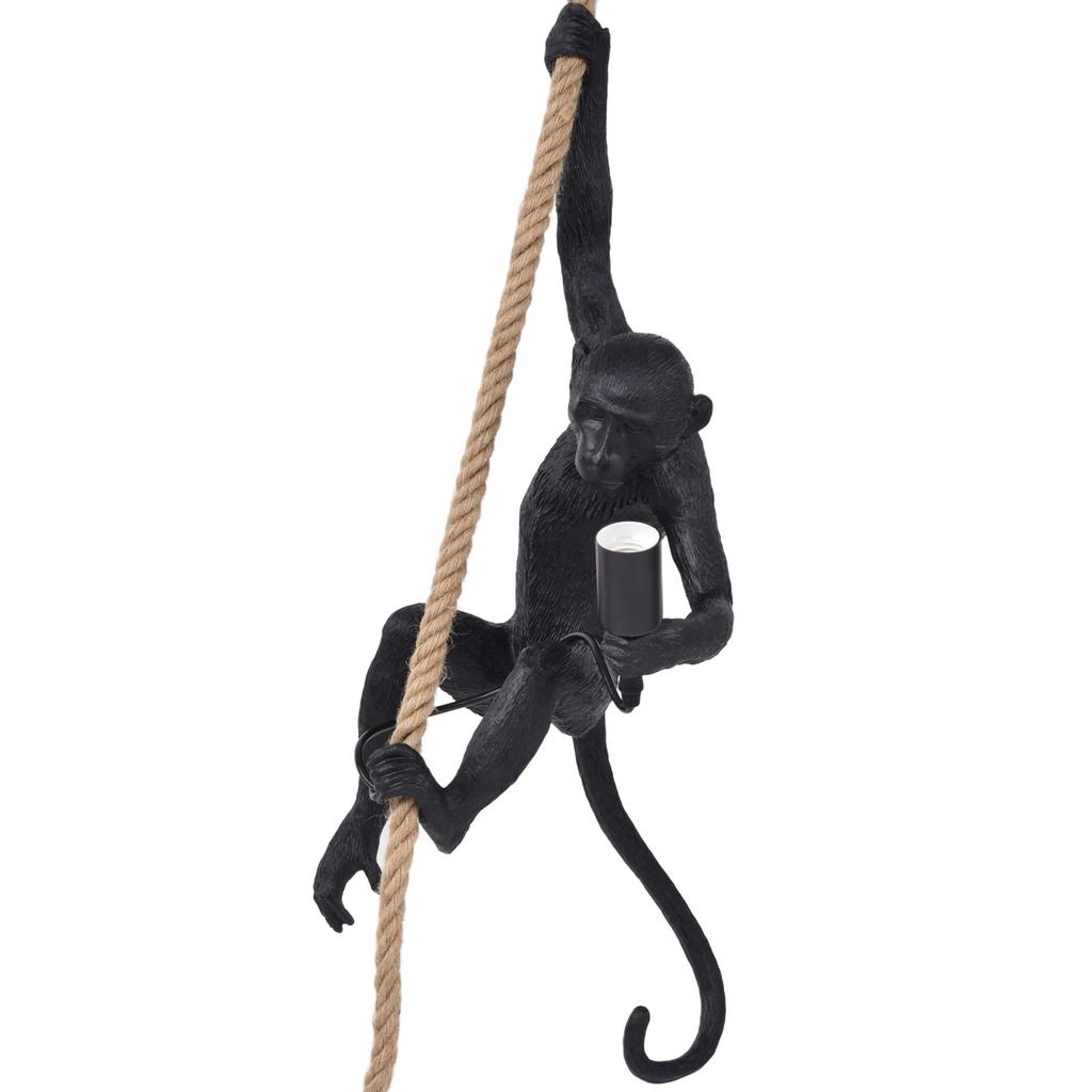 110?220 В смоляная пеньковая веревка обезьяна подвесной светильник прочные люстры обезьяна для дома