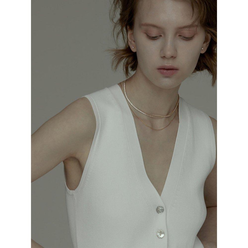 [J.Gracelet] Shallow Tennis Necklace