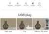 USB Деревянный Ваза Аромадиффузор: Сенсорный, 7-цветный ночник, увлажнитель 5 В