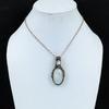 Moonstone Gemstone Handmade Pure Copper Wire Wrap Jewelry Pendant For Women