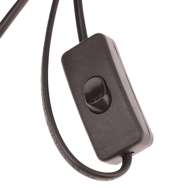 Eu Plug E27 Socket Adapter With Switch Cable 360 Degree Desk Lamp Holder Socket Gooseneck Clip-On Cable With Power On Switch