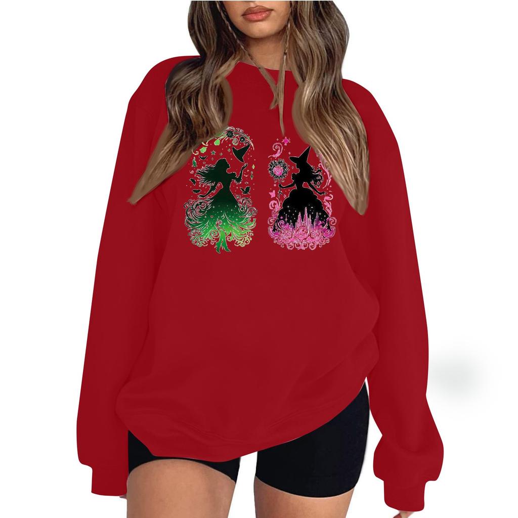 Женские топы с круглым вырезом и принтом из хлопка, повседневная мода, длинный рукав, пуловер, топ, блузка