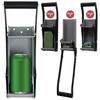 16OZ 500ML Large 2 In 1 Can Crusher Bottle Opener Wall Mounted Recycling Tool for Easy Can Pressing And Lid Removal