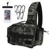 Fishing Shoulder Large Tackle Bag for Run and Gun Includes 5 Carabiners and a Waterproof Smartphone Case Nda-style Bag, Bag, Multifunctional,