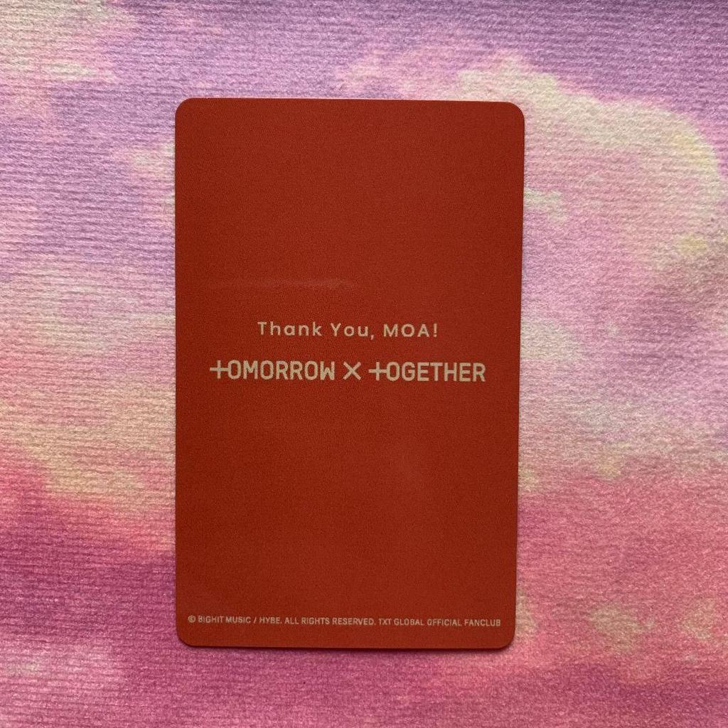 [Б/У] Тэхён TXT MOAZONE Фан-лайв Япония Фан-встреча Торговая карта