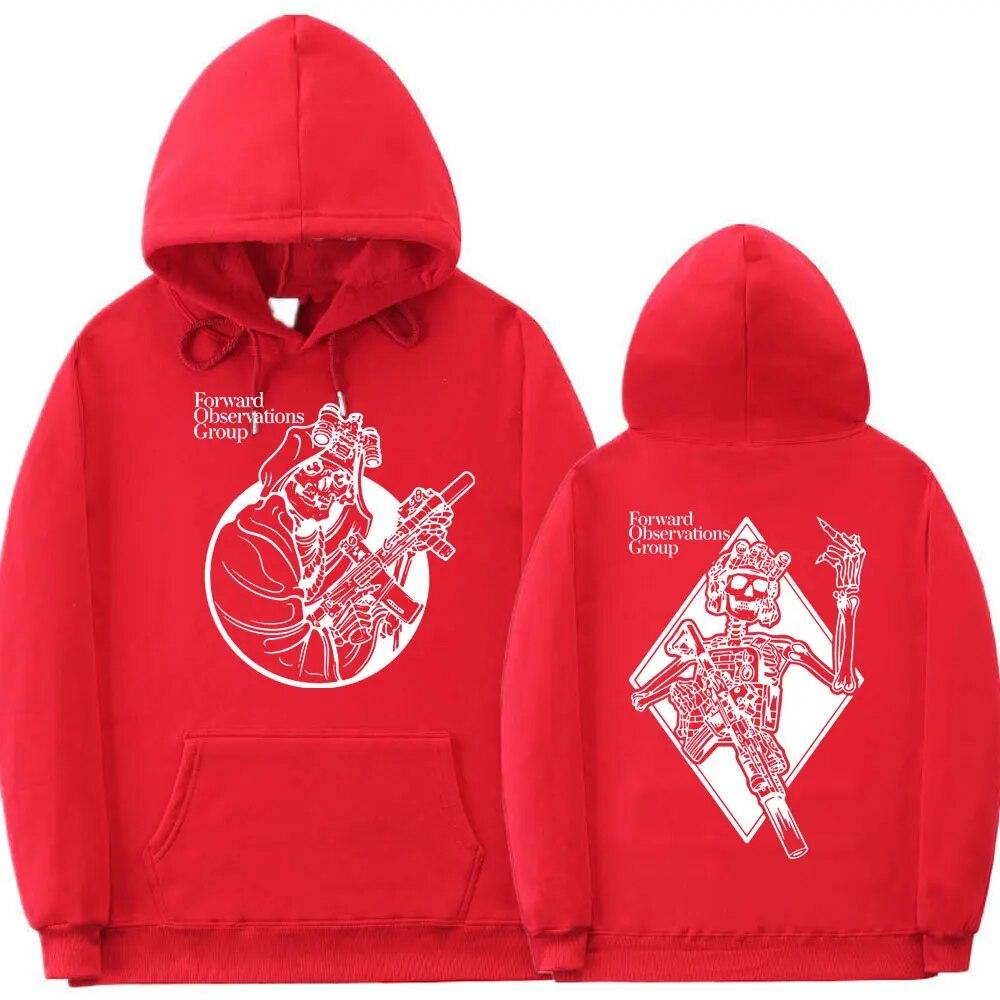 Винтаж Gbrs Forward Observations Group Толстовка Панк Ужас Череп Толстовки Унисекс Одежда Унисекс Женская Мода Рок Хип-Хоп Толстовка