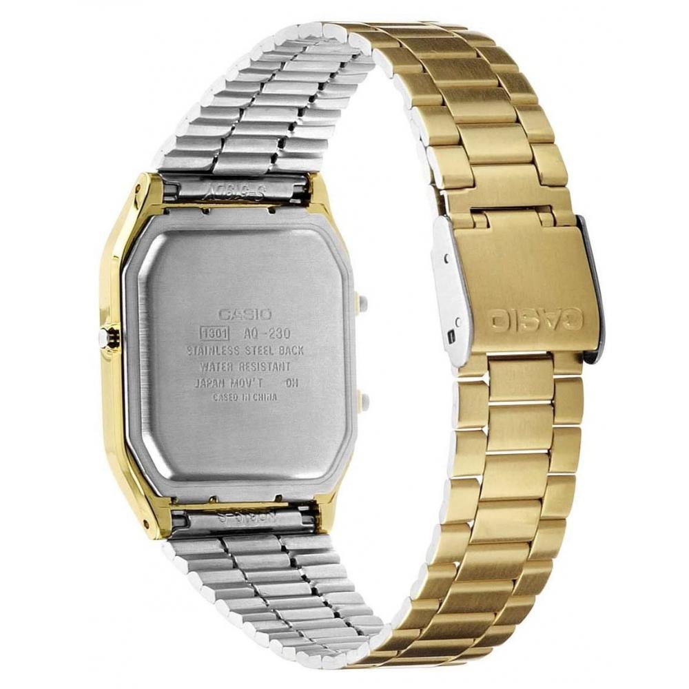 Casio ANA-DIGI Casio Ana-Digi Gold AQ-230GA-9 [Повторно импортированный продукт]
