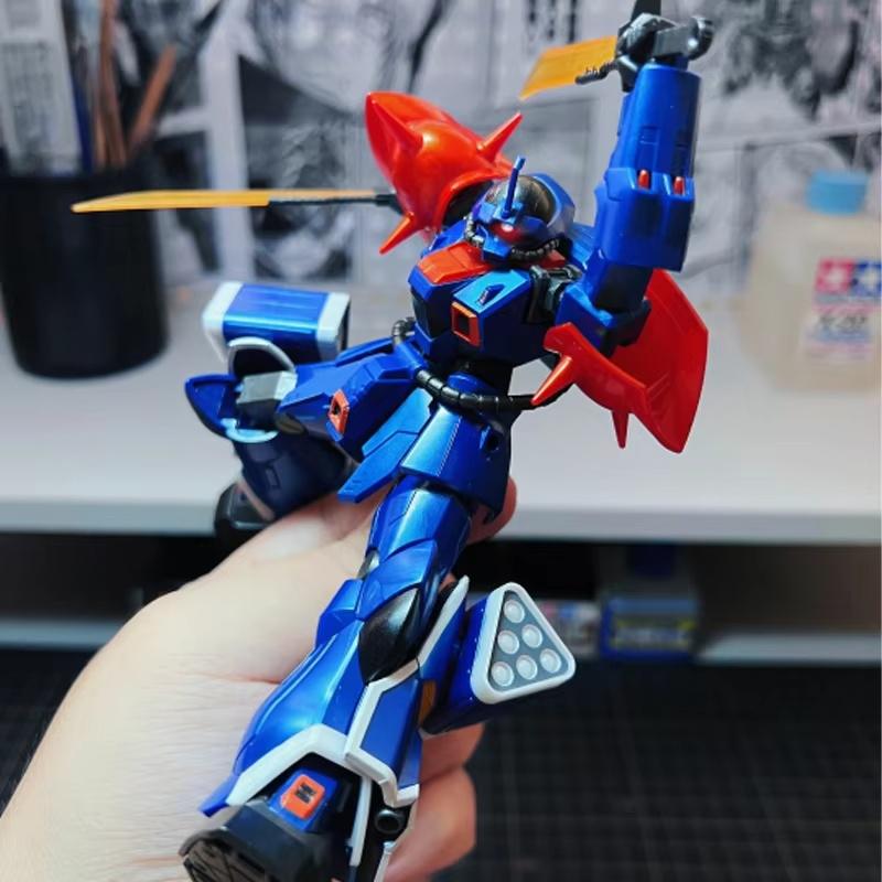 HG 1/144 Efreet Custom Chop King MS-08TX EXAM Механическая модель для сборки Настольное украшение Кукла Мальчик Головоломка Игрушка Подарок Коллекционная