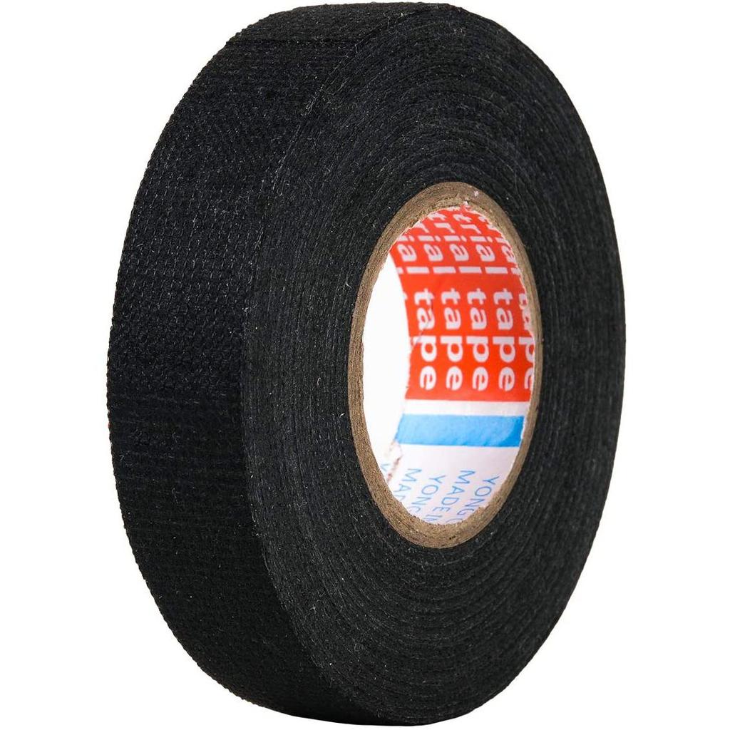 15M Electrical Loom Wrapping Tape Automotive Cloth Fabric Wire Harness Tape Adhesive Heat-resistant