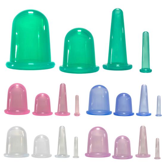 Silicone Cupping Therapy for Facial Beauty Anti Cellulite Cup Massager Vacuum Suction Cups for Improve Blood Circulation Amazing Cellulite Remover