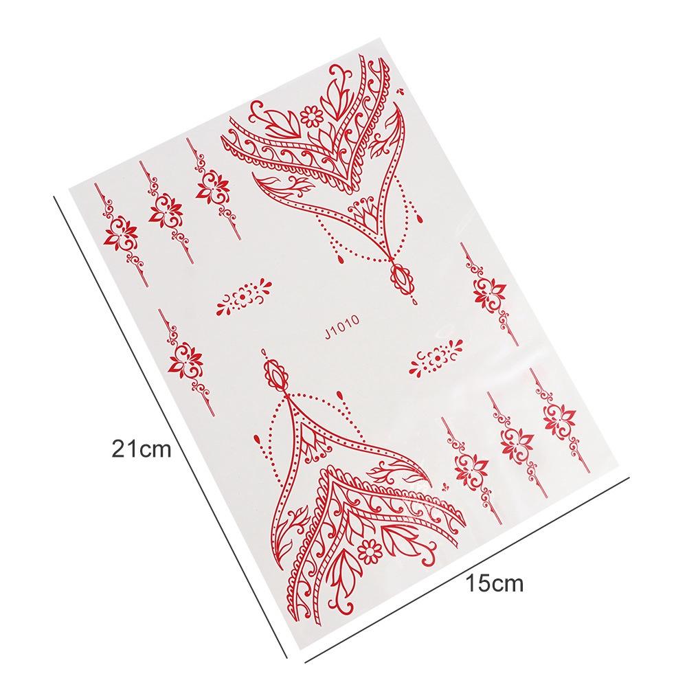 Для женщин ноги руки временные татуировки боди-арт наклейки переводные наклейки татуировки хной