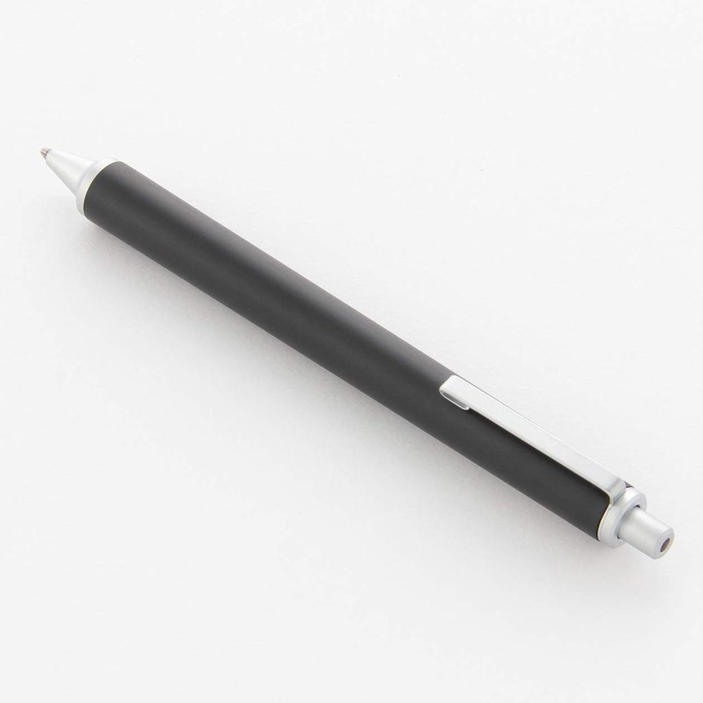 MUJI ABS Resin Mechanical Pencil that Writes Down to the Last Black 1mm, 0.5mm Lead, 38960447,