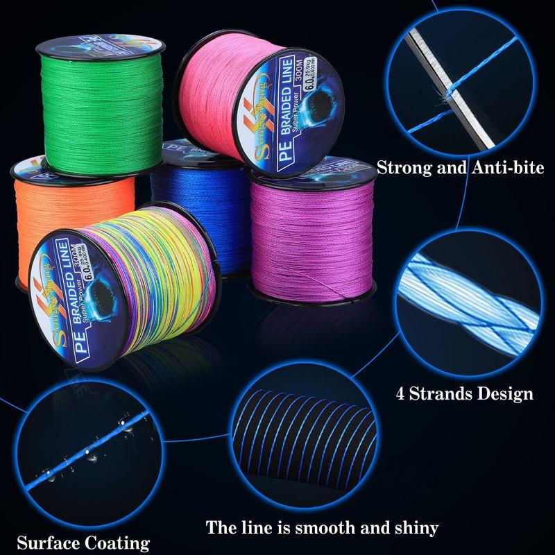 300м/плетёная рыболовная леска на катушке