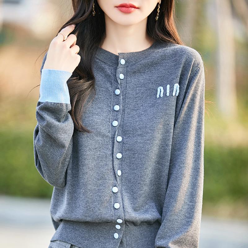 Женский легкий кардиган из 50% шерсти и 50% шелка Mulberry — универсальный трикотаж на все 4 сезона для комфорта и стиля в любое время года