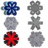 Flower-Shaped Felt Placemat & Pot Holder Set for Frying Pans and Bowls