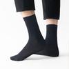 10Pairs/Lot Men Combed Cotton Socks Black Casual Business Breathable High Quality Man Sock New For Male Plus Size EU38-48