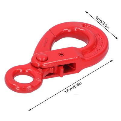 Крюк-скоба с замком-безопасностью EyeType Self-Locking Rotation Lifting Rigging Towing Hooks G80 2T