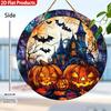 2D Flat Halloween Acrylic Window Pendant for Porches, Gardens, Living Rooms -, Gifts, Halloween Decorations