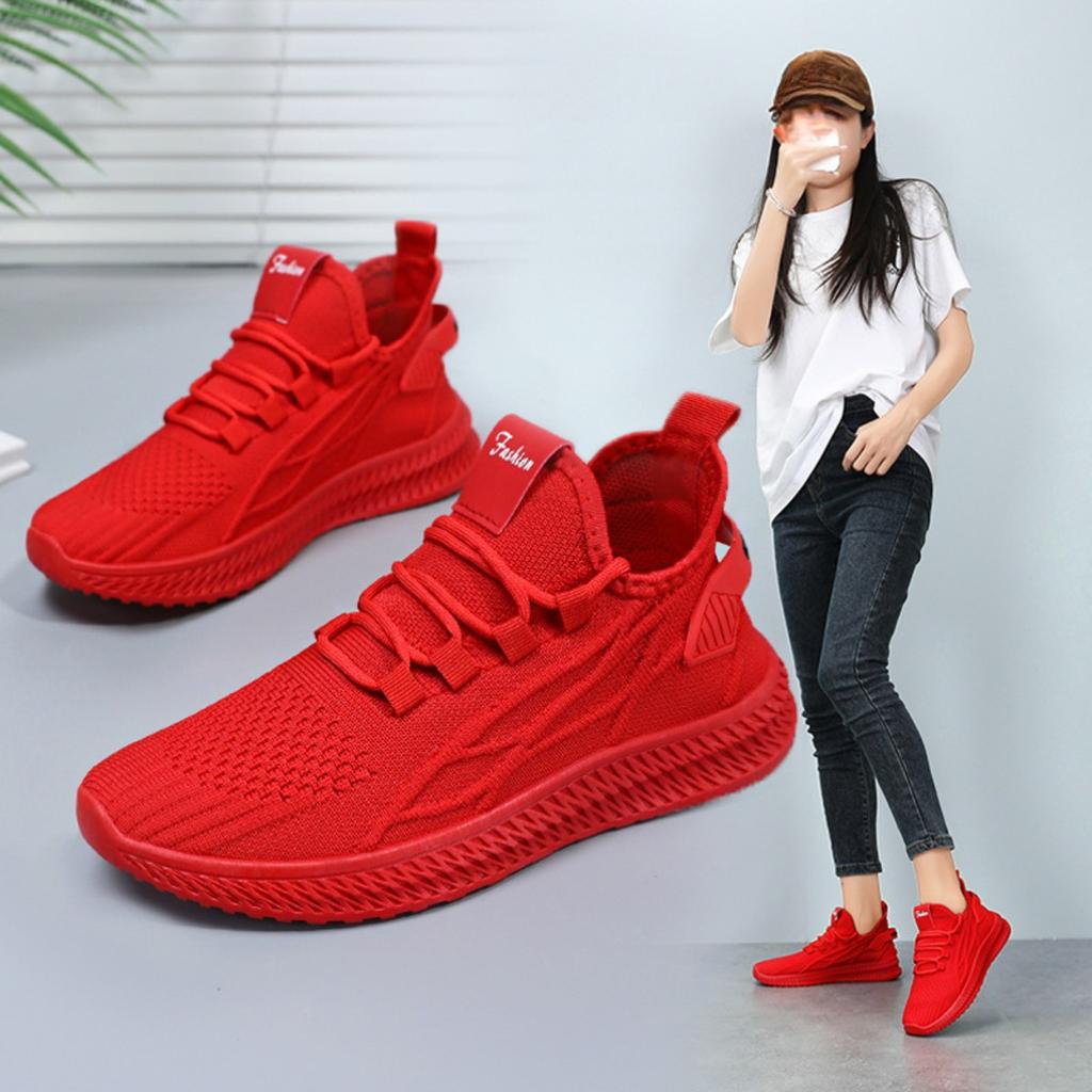 Shoes Women,Spring Fashion Casual Sneakers,Trendy Mesh Breathable Single Shoes