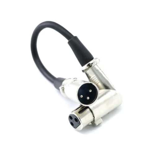 1 Multifunctional Practical 3-Pin XLR Patch Cable, Female To Male, 20cm