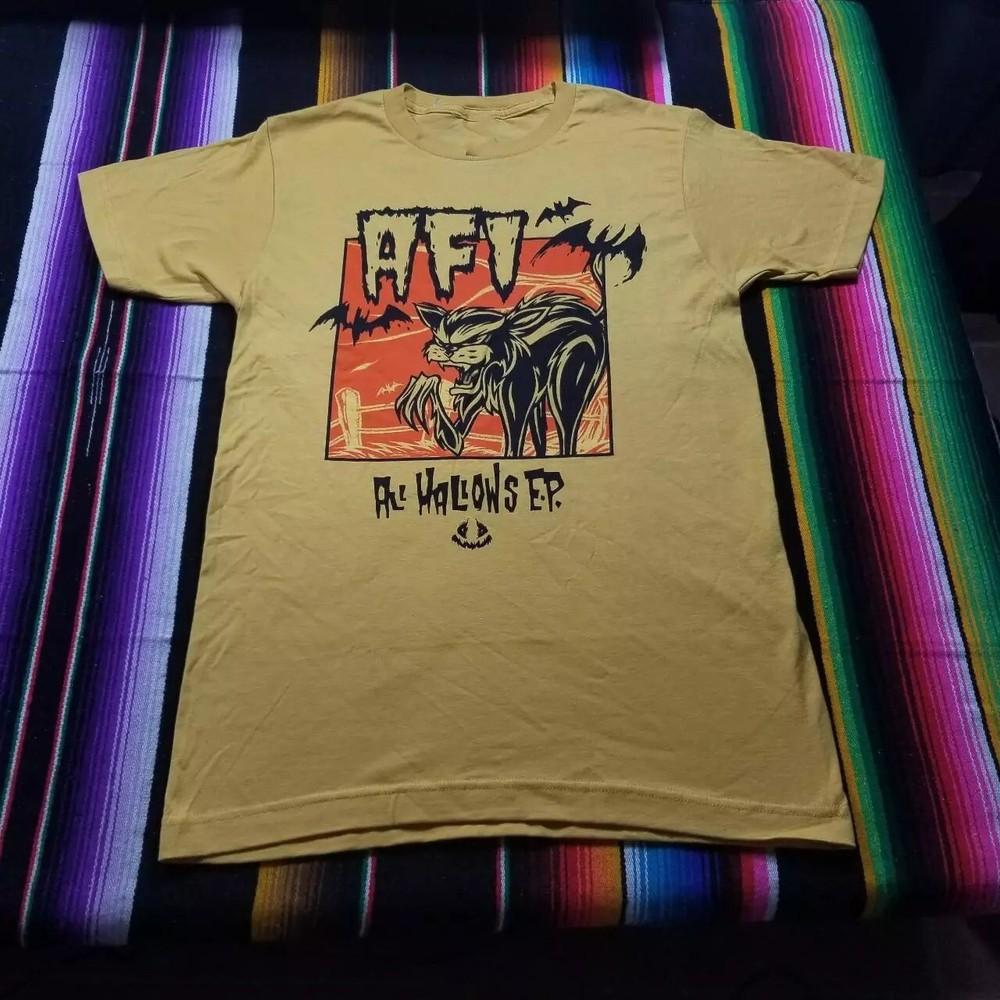 AFI shirt All Hallows’ E.P. Shirt Vintage Unisex Heavy Cotton S-5XL Gold Unisex T-Shirt