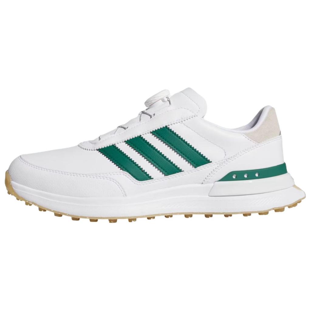 adidas S2G 26 Водонепроницаемые Рикошетные Мужские Гольф-Ботинки Бело-Зеленые JQ3463
