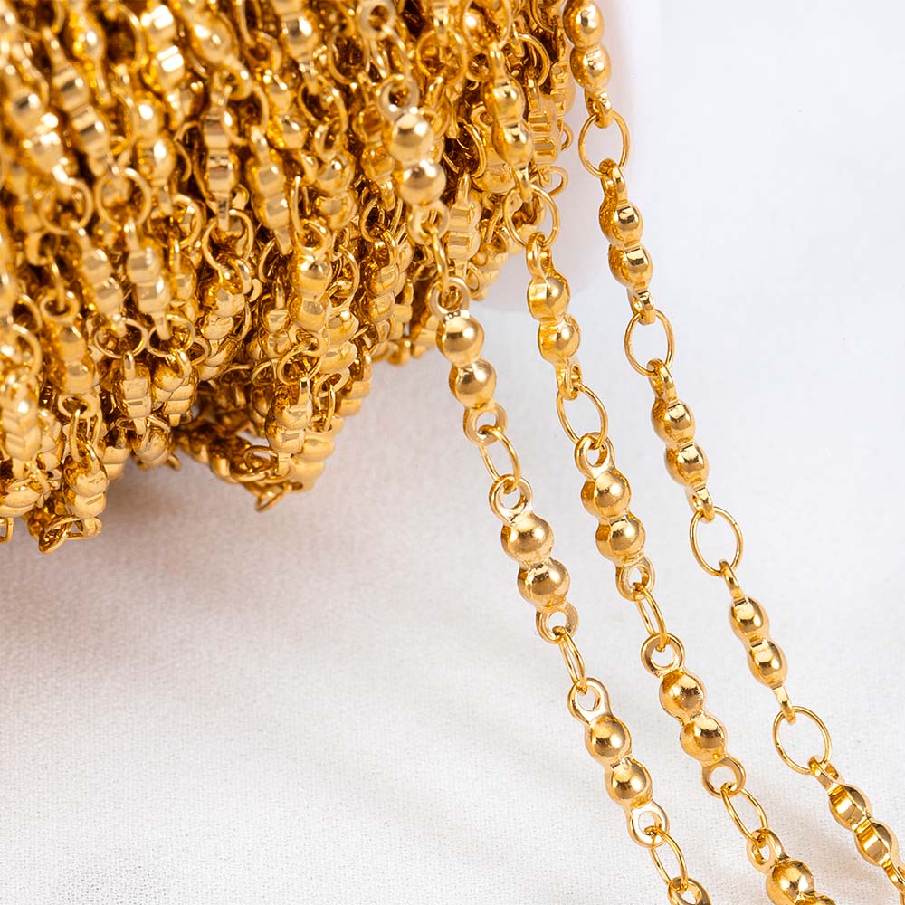 1Meter Fahsion Necklace Chain Stainless Steel 8 Shape Cross Double Loop Link Chain DIY Handmade Bracelet Material Jewelry Making