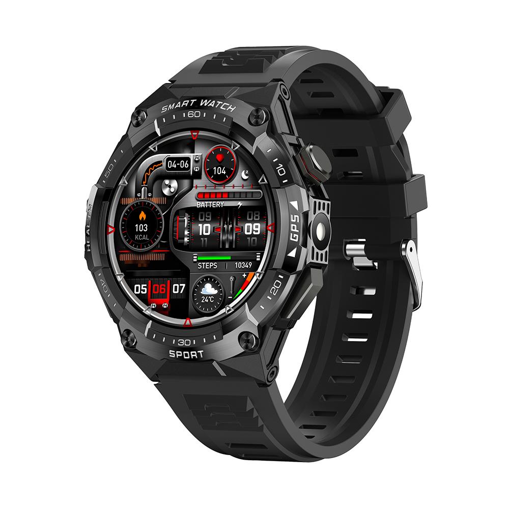 Новые спортивные умные часы для мужчин с GPS-экраном, компасом, Bluetooth-звонком, уличные часы, измерение пульса, здоровья, водонепроницаемые смарт-часы