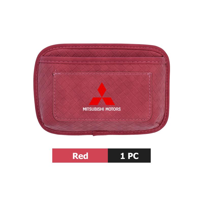 cxytvd1 Self Adhesive Car Storage Pocket Sticky Organizer Bag Seat Back Side Door Box For Mitsubishi Outlander Lancer L200 ASX Pajero