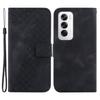 For Oppo Reno12 5G (Global) Case 7-Shaped Pattern Imprint Leather Phone Cover