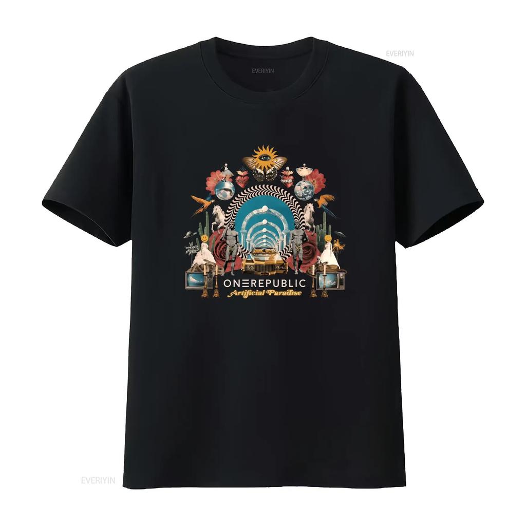 Men's OneRepublic Artificial Paradise T Shirt 235XL Popular Design Soft Casual Top For Everyd