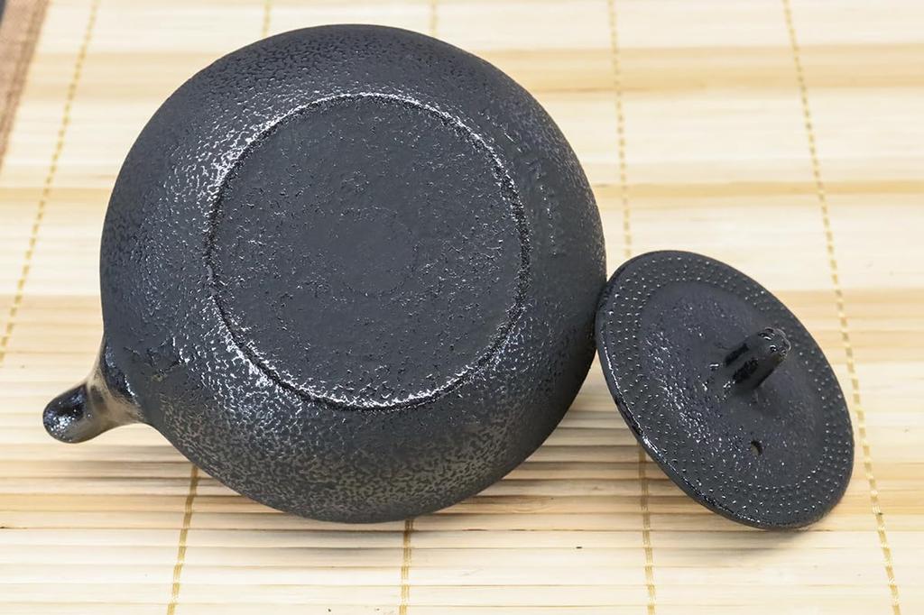 Железный чайник Asahi Made in Japan Nanbu, Chusonji Tea, 0,3 л (С сеткой/эмалированная внутренняя часть)