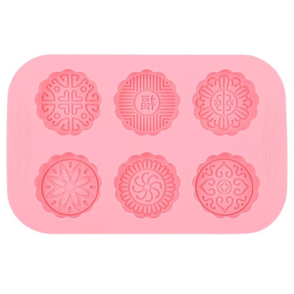 25*16*2cm Mooncake Mold Pink Chocolate Mold Practical Soap Making Mold For Baking