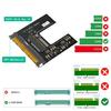 Корпус-адаптер U.2 SFF 8639 на NVMe, корпус U.2 на M.2 NVME, с теплоотводом и широкой совместимостью для компьютеров