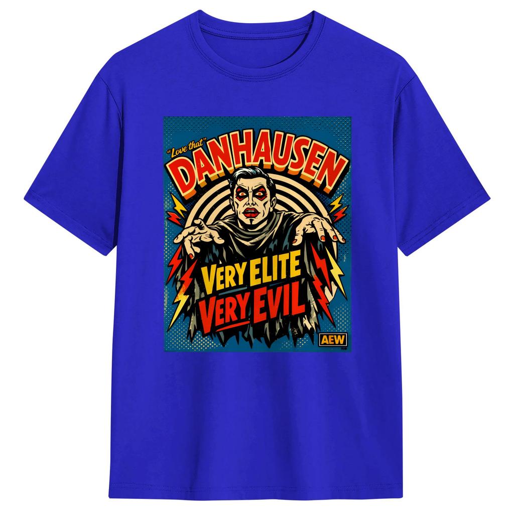 Danhausen Wrestling AEW TShirt Summer Cotton T Shirts For Mens Fashion Casual Tshirt Short Sleeve Y2K Retro Clothing