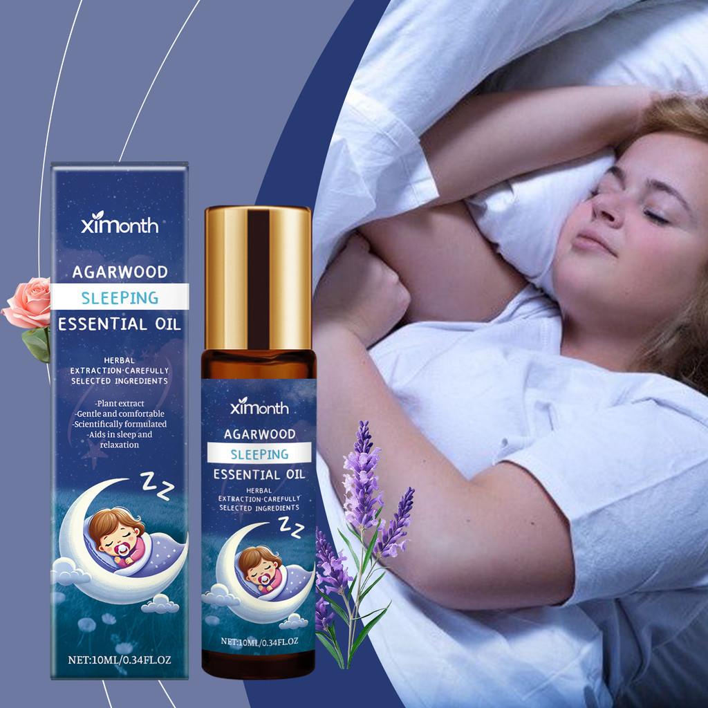 Ximonth Лавандовое Снотворное Эфирное Масло Успокаивающее Расслабляющее Масло для Ухода за Телом для Комфорта