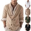 Autumn And Winter Men's Fashion Loose Cardigan Warm Lapel Hooded Jacket Sweater
