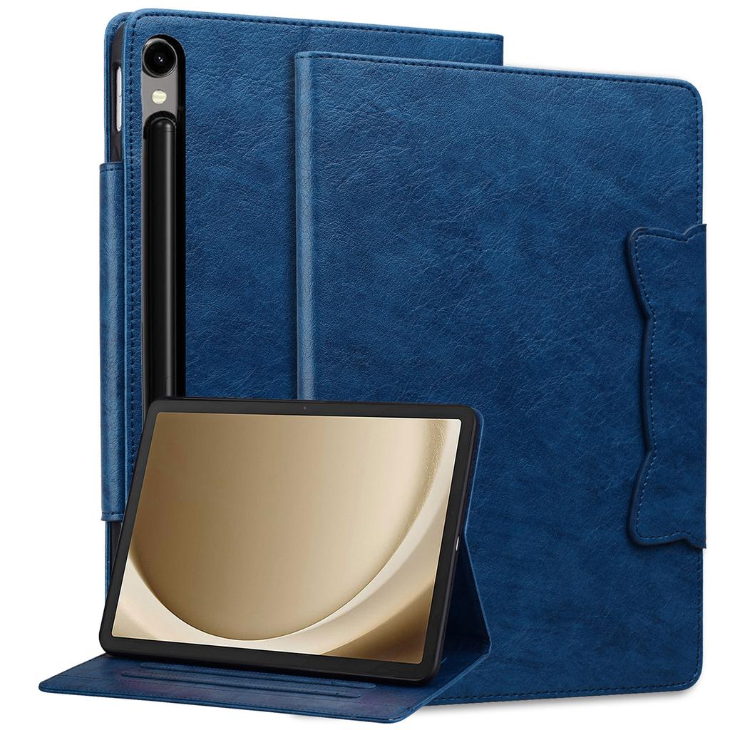 Для Samsung Galaxy Tab S10 FE+ Чехол Кошачья Пряжка Застежка Кожаный Защитный Чехол-Подставка