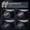 Для Audi S S3 Автоаксессуары Для Audi Quattr Q3 Q5 Q7 S3 S4 S5 S6 S7 A4 A5 A6 B6 B7 B8 C5 C6 C7 A7 A8 Светодиодная эмблема Лампа Приветственные огни на двери автомобиля