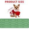 Dog Christmas Dress Christmas Dog Outfit Mrs Santa Claus Pet Clothes Puppy Xmas Holiday Costume Cat Skirt Winter Pet Clothes Cute Girl Red Dresses