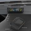 Wireless Tire Pressure Monitor HD LCD Display Real Time Alert Solar Powered USB Charging Tire Pressure Monitoring System